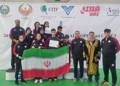 موفقیت نمایندگان ایران در مسابقات تنیس روی میز قهرمانی آسیای میانه